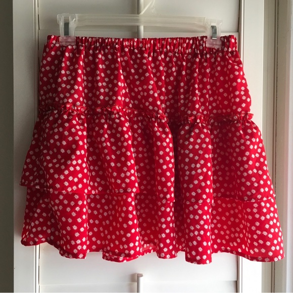 2/$16🚀 Red skirt - Picture 1 of 3
